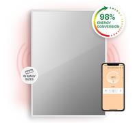 La Palma Smart 750W 85x60cm Infrared Mirror Heater White