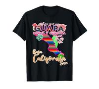 La Paz Baja California Sur México Souvenir Girl Flag Map T-Shirt