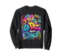 La Paz City Mexico Street Art Skyline Souvenir Sweatshirt