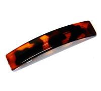 La Peach Fashions Ladies Regular Tort Rectangular Shaped Barrette Hair Clip Slide Size 10 cm (Tort)