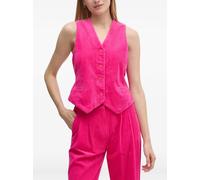 La Petite Française button corduroy waistcoat - Pink 36