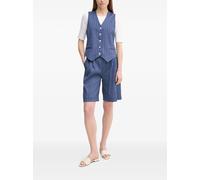 La Petite Française Solange pinstripe drawstring shorts - Blue 36-38-40-42-44
