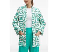 La Petite Française Video geometric-pattern jacket - Green 34-36-38-40