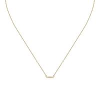 La Petite Story Women's Necklace in 925‰ Silver, Zircons, Bar with Light Points, SILVER Collection, Gift Ideas