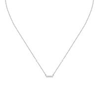 La Petite Story Women's Necklace in 925‰ Silver, Zircons, Bar with Light Points, SILVER Collection, Gift Ideas