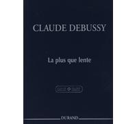 LA PLUS QUE LENTE PIANO