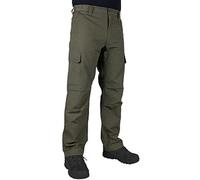 LA Police Gear LAPG Men's Urban Ops Tactical Pants, Gusseted Crotch, Ripstop, Water & Stain Resistant Work Pants for Men, Ranger Green, 36W x 34L