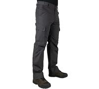 LA Police Gear LAPG Men's Urban Ops Tactical Pants, Gusseted Crotch, Ripstop, Water & Stain Resistant Work Pants for Men, Charcoal, 34W x 36L