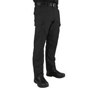LA Police Gear Men's Battle Rattle Stretch Cargo Pants, Durable Ripstop Tactical Pants for Men, Stretch Waistband EDC Pants, Black, 34W / 34L
