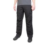 LA Police Gear Men's Core Cargo Tactical Pants, Lightweight & Durable Ripstop, Black, 32W x 32L