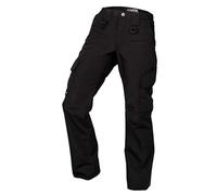 LA Police Gear Women's Operator Pant with 8 Pockets and Elastic Waist, Black, 6