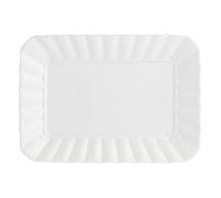 la Porcellana "Ducale Rectangular Pastry Tray Gift Box, White, 35 x 26 cm