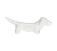 la Porcellana "Fattoria Dog Chopsticks Stand Gift Box, White, 6-Piece