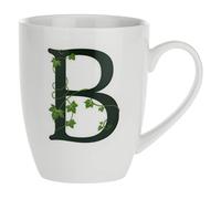 la Porcellana Mug Letter B, White