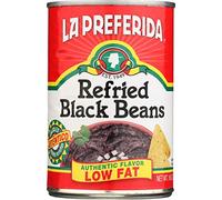 La Preferida Authentic Flavour Low Fat Black Refried Beans 454 g