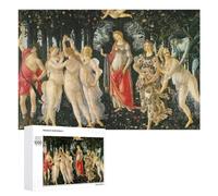 La Primavera by Botticelli Jigsaw Puzzle for Adults, 1000 PCS | Christmas puzzle gift for adults with activity for family time at home.