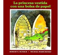 La princesa vestida con una bolsa de paper