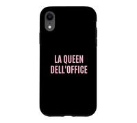 La queen dell'office Regina Ufficio Divertente Lavoro Donna Case for iPhone XR