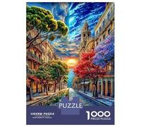 La Rambla Jigsaw Puzzles for Adults Kids. 1000 Pieces Impossible Puzzle Challenge Toy 70x50cm/1000pcs