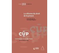 La réforme du droit de la preuve (Tome 193)