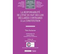 La responsabilité de l'État du fait des lois déclarées contraires à la Constitution: Prix de thèse du Conseil constitutionnel 2019 (2019) (Tome 152)