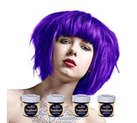 La Riche Directions 4 Pack Of Semi Permanent Hair Dye / Hair Colour (4 x 88ml) - Neon Blue