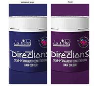 La Riche Directions Colour Hair Dye Combo (x1 Plum and x1 Midnight Blue)