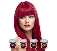 La Riche Directions - Set of 4 Red/Rose Semi-Permanent Hair Colour - 88ml Jars