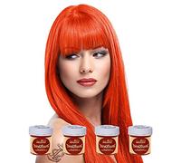 La Riche Directions - Set of 4 Tangerine Semi-Permanent Hair Colour - 88ml Jars