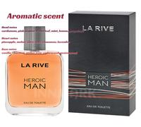 La Rive HEROIC MAN EDT 100ml Aromatic Fragrance Spicy accents for Brave Men