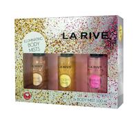 LA RIVE ILLUMINATING Body Mist Set luxurious Gift Box of 3 Enchanting Scents