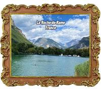 La Roche-de-Rame France Travel Souvenir Fridge Magnet City Attractions Refrigerator Magnet
