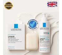 La Roche-Posay Moisturiser 400ml + Lipid-Enriched Cleansing Bar 150g (Combo)