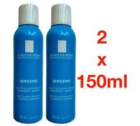 La Roche-Posay Serozinc 2 x 150ml Zinc Sulfate Solution, Cleansing , Soothing