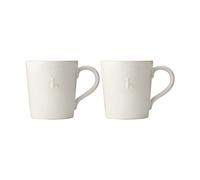 La Rochère Abeille ceramic mug 2-pack White