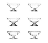 La Rochère Abeille glass bowl on foot 20 cl 6-pack Clear