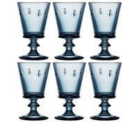 La Rochere Bee Blue Wine Glass 240ml Set Of 6