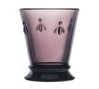 Low Ball Glass: 1 X 260Ml La Rochere Bee Purple Tumbler, Glass