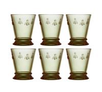 La Rochere Bee Tumbler Olive Green 270ml Set of 6
