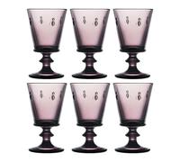 La Rochere Bee Wine Glass Purple 240ml Set of 6