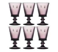 La Rochere Bee Wine Glass Purple 240ml Set Of 6