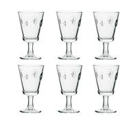 La Rochère Fleur de Lys wine glass 24 cl 6-pack Clear