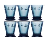 La Rochere Bee Blue Tumbler 260ml Set Of 6
