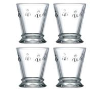 La Rochère La Rochere Set Of 4 Bee Tumblers 26Cl