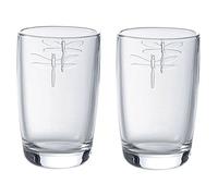 La Rochere Libellules Dragonfly Glass Tumbler 40cl, Set of 2