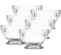 La Rochere Napoleon Bee Bowl (Set of 6), 21 oz, Clear