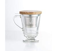 La Rochere Napoleon Bee Tea Cup with Infuser and Lid - Stylish Tea Cups for Any Occasion - Vintage Glassware (9.oz)