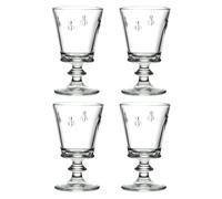 La Rochere Bee Stemmed Glass Set of 4 - Wine/Water Glass -240ml- Made in France