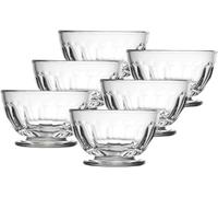 La Rochère Set of 6, 4.5-oz. Perigord Decor Appetizer Bowls, Clear