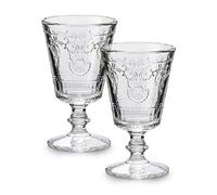 La Rochere Verre Versailles A Vin Set of 2 Wine Glasses 200ml | French Decorated Goblets